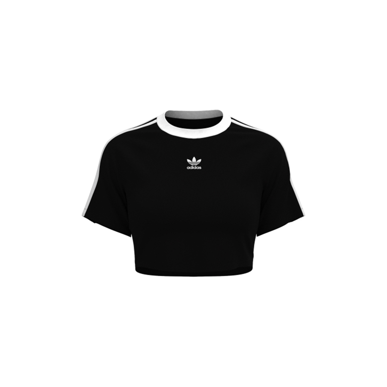 Striped baby T-shirt with logo main image 1