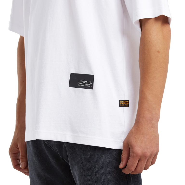 G-STAR RAW Heren Center Chest Boxy T-shirt, blauw (Pilot D24780-c336-1235), S