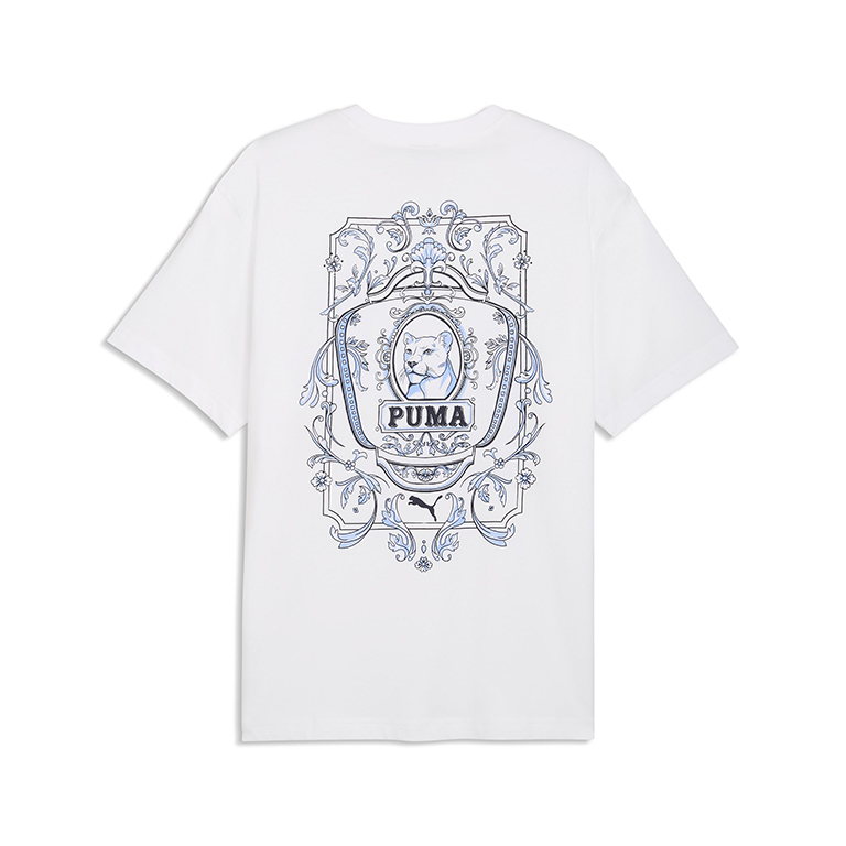 Puma Graphic Mediterranean Tiles Relaxed T-Shirt - Street Gym