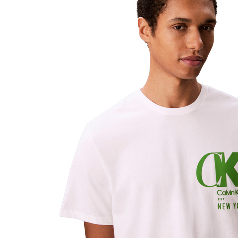 Calvin Klein 20s EU Ck Overlap Graphic T-Shirt - Street Gym